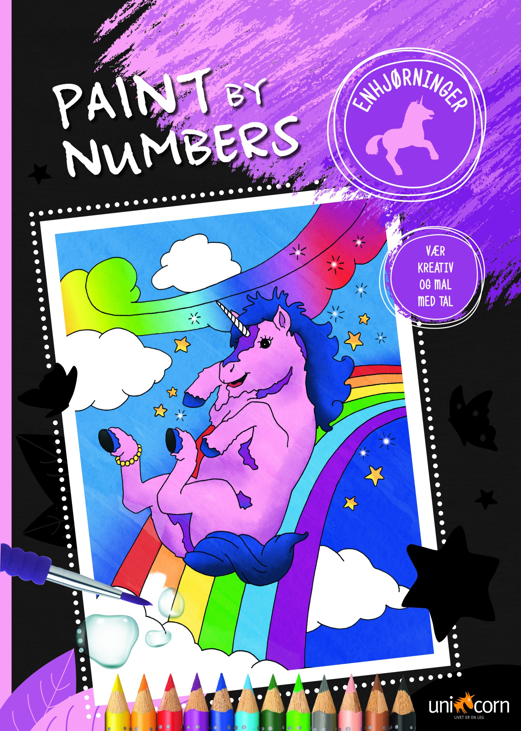 Paint by Numbers Malebog med Heste